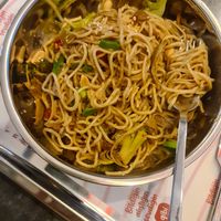 Satay noodle at Gibi Vegan in Izmir