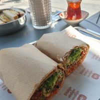 Mexican burritos at Gibi Vegan in Izmir