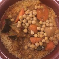 Couscous with vegetables at Alounak in Nice