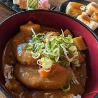 Pumpkin katsu at Brouhaha Bar in North London