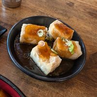 Agedashi tofu at Brouhaha Bar in North London