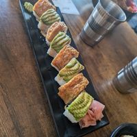 Mushroom roll at Brouhaha Bar in North London
