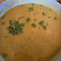 Lentil soup at Mera Kitchen Collective in Baltimore