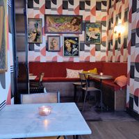Interior at Abricot Bar in Paris