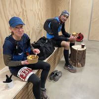 Delivering great plantbased food for Trailrunners at Julsø Ultra  at Gorilla Inc in Silkeborg