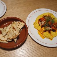 Hummus at Misto Café Bar in Pontevedra