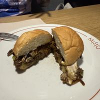 Mushrooms burguer  at Misto Café Bar in Pontevedra
