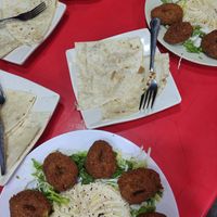 Falafel plates at Lebanon Shawarma Kebab Langkawi Cafe in Langkawi