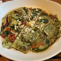 Vegan ravioli  at Keoki's Paradise in Koloa