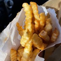 Red Hot Riplet fries   at Chicken Out in St Louis