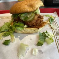 Faux hawk without the mayo  at Chicken Out in St Louis