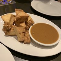 Deep fried tofu app  at Little Thai Place in Victoria