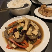 65 pad krapao Jae  at Little Thai Place in Victoria