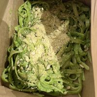 Basil pesto fettuccine  at Primavega Restaurant - Ghost Kitchen in Dallas
