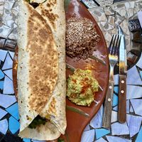 Burrito the size of my arm   at Sativa Studio Cafe in Banos