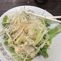 Green salad.  There was an oil free dressing that I enjoyed   at CoCo Ichibanya in Kyoto