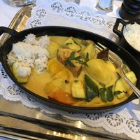 vegan curry  at Salon Marie in Graz