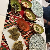 Vegan mezze  at Byblos in Zagreb