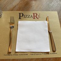 Table setting  at PizzaRé in Rome