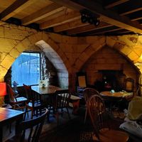 Inside the "dungeon" (downstairs) (January 2023) at The Perky Peacock in York