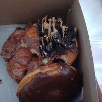 Ate most of one already...oops... at Voodoo Doughnut in Portland