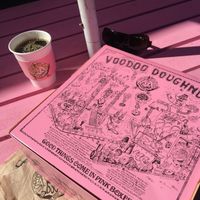 Cool packaging  at Voodoo Doughnut in Portland