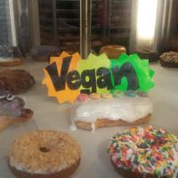 So many to choose from... at Voodoo Doughnut in Portland