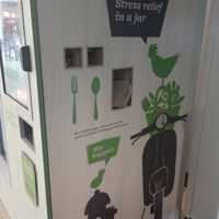 Utensils on the side at CVG - Farmer's Fridge in Cincinnati