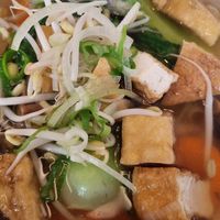 Tofu and mushroom pho at Nam Nam Harbour Eats in Auckland