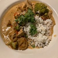Thai Curry with Baked Tofu at At Sara's Table Chester Creek Cafe in Duluth
