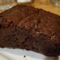 vegan brownie at At Sara's Table Chester Creek Cafe in Duluth