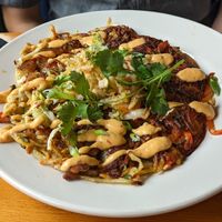 Japanese pancake at At Sara's Table Chester Creek Cafe in Duluth