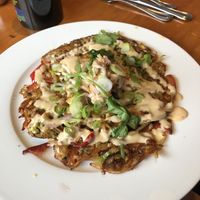 Okonomiyaki  at At Sara's Table Chester Creek Cafe in Duluth