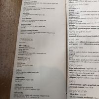 Coffee drinks menu at At Sara's Table Chester Creek Cafe in Duluth