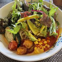 Looks like salad, but there is Tan Tan Ramen here too  at JEN Ramen in Erfurt