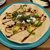 Vegane Piadina at David's Cafe in Dusseldorf