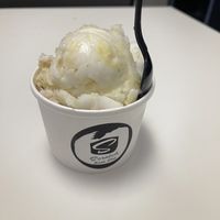 Pina colada sorbet. So good   at Scratch Ice Cream in Brookfield