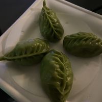 Vegan dumplings (steamed)   at Olo-olo Ravioleria in Milan