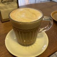 Pumpkin spice latte  at Fiuri Milano - Flowers and Coffee in Milan