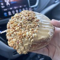 Peanut butter jelly time #vegan at Voodoo Doughnut Too in Portland