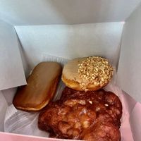 The fritter was huge! at Voodoo Doughnut Too in Portland