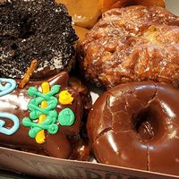 Vegan doughnuts! at Voodoo Doughnut Too in Portland