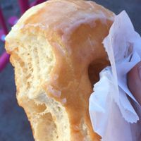 vegan glazed donut at Voodoo Doughnut Too in Portland