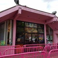 outside at Voodoo Doughnut Too in Portland