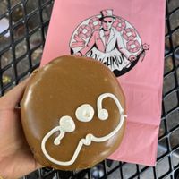 cream filled maple donuts  at Voodoo Doughnut Too in Portland