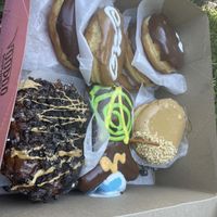 Vegan dozen  at Voodoo Doughnut Too in Portland