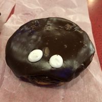 Vegan Portland Cream! Amazing!  at Voodoo Doughnut Too in Portland