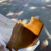 Vegan maple bar at Voodoo Doughnut Tres in Eugene