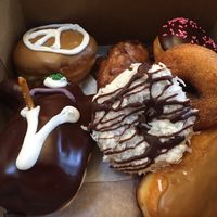 Vegan doughnuts at Voodoo Doughnut Tres in Eugene