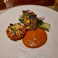 Portobello and Cauliflower main course at Punjab Grill in Dubai